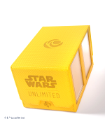 Pudełko na karty Gamegenic -  Star Wars: Unlimited Double Deck Pod Yellow
