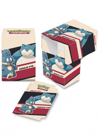 Pudełko na karty Pokémon - Snorlax & Munchlax