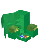 Pudełko na karty Ultimate Guard - Twin FlipNTray Deck Case 200+ Standard Size XenoSkin Green