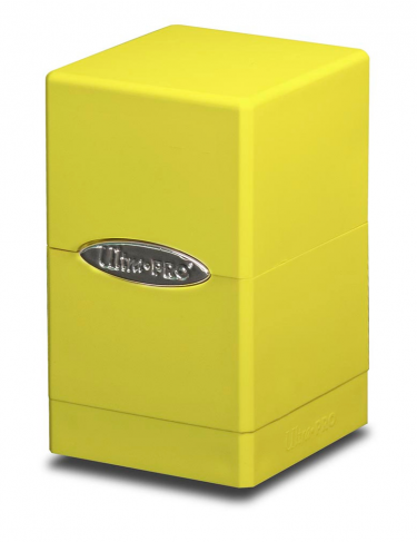 Pudełko na karty Ultra Pro - Satin Tower (żółty)