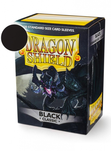 Koszulki ochronne na karty Dragon Shield - Standard Sleeves Classic Black (100 szt.)