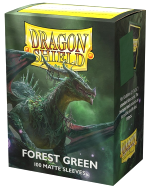 Koszulki ochronne na karty Dragon Shield - Standard Sleeves Matte Forest Green (100 szt.)