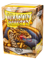 Koszulki ochronne na karty Dragon Shield - Standard Sleeves Matte Gold (100 szt.)