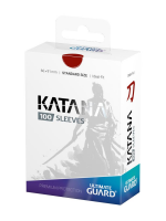 Koszulki ochronne na karty Ultimate Guard - Katana Sleeves Standard Size Red (100 szt.)
