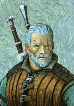 Obraz Wiedźmin - Gogh Geralt