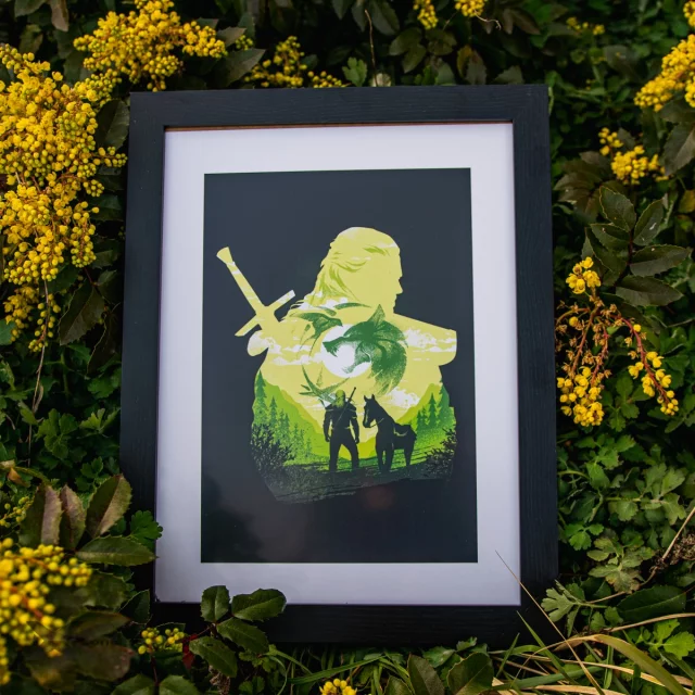 Oprawiony plakat Xzone Originals - Sylwetka z Płotką