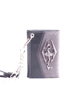Skyrim Portfel - Chain With Metal Dragon Badge