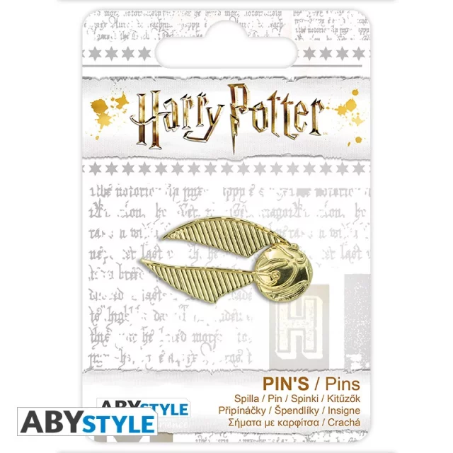 Odznaka Harry Potter - Złoty Znicz (złota)