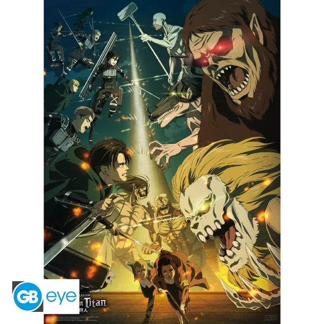 Plakát Attack on Titan - Season 4 (2 plakáty)