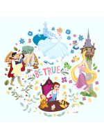 Plakat Disney - Księżniczki (plakat na płótnie)