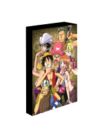 Plakat One Piece - Luffy's Crew (plakat na płótnie z oświetleniem LED)