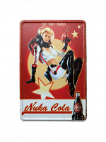 Tabliczka metalowa Fallout - Nuka Cola Girl