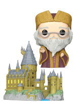 Figurka Harry Potter - Albus Dumbledore with Hogwarts (Funko POP! Town 27) (uszkodzona paczka)