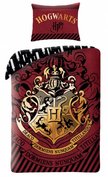 Harry Potter bielizna pościelowa - Hogwarts Red