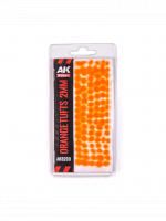 Porost modelarski AK - Orange Fantasy tufts (2 mm)