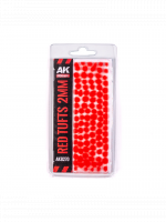 Porost modelarski AK - Red Fantasy tufts (2 mm)