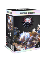 The Witcher Puzzle - Geralt & Triss in Battle 1000 elementów
