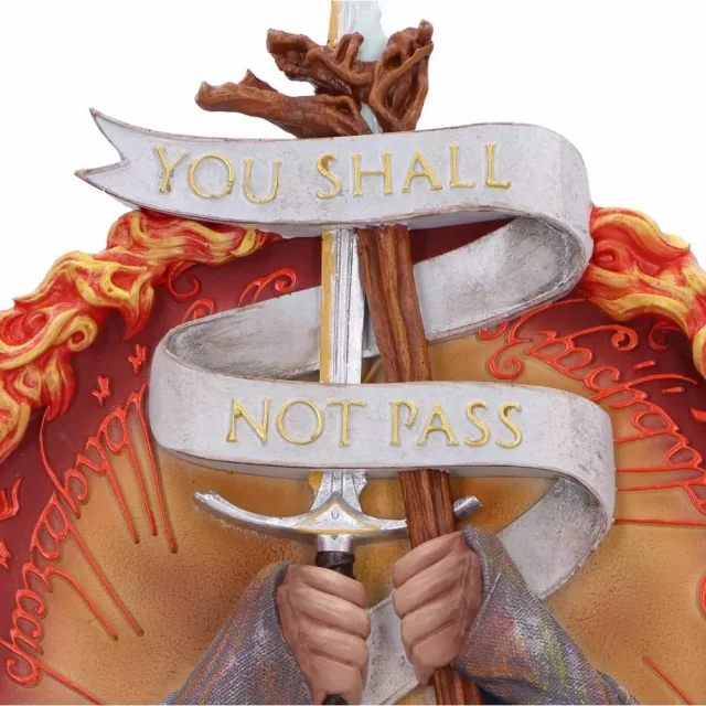 Replika Władca Pierścieni - Plakietka na ścianę You Shall Not Pass (Nemesis Now)