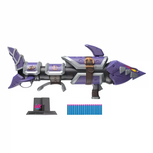 Replika broni League of Legends - Jinx Fishbones Blaster 93 cm (NERF)