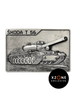 Plakietka kolekcjonerska World of Tanks - Škoda T-56 (Xzone Wyłączność)