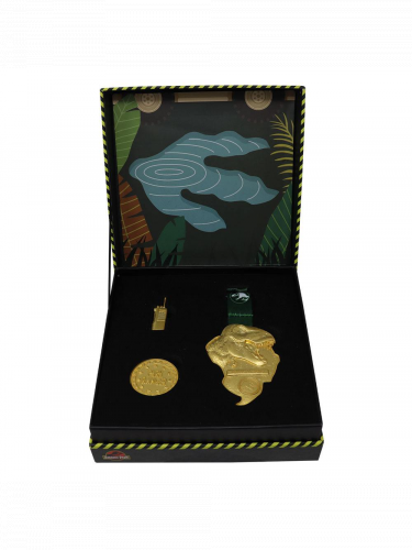 Zestaw kolekcjonerski Jurassic Park - 'Park Ranger Service Award (moneta, medal, odznaka)