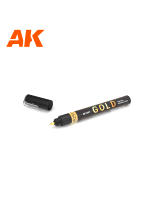 Marker AK - Gold metallic liquid marker (złoty)