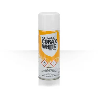 Spray Citadel Corax White - podstawowa farba, biała (sprej)