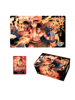 Gra karciana One Piece TCG - Ace/Sabo/Luffy Special Goods Set (mata, pudełko, karta)