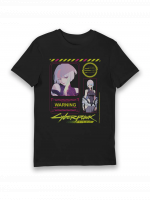 Koszulka Cyberpunk 2077 - Edgerunners Lucy Warning