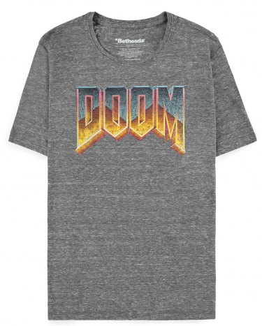 Koszulka Doom - Classic Logo Grey