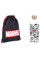 Okazyjny zestaw Marvel - Marvel gym (worek na plecy + butelka na napoje)