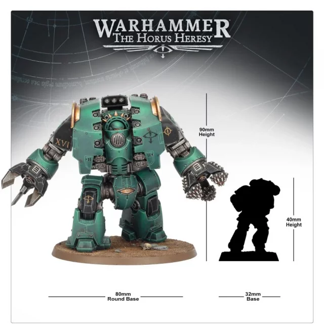 W40k: Horus Heresy - Legiones Astartes Leviathan Siege Dreadnought with Claw & Drill (1 figurka)