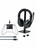Zestaw akcesoriów BigBen Essential Pack 5v1 do Xbox Series - Słuchawki + stojak, baterie, kabel, nakładki na analogi