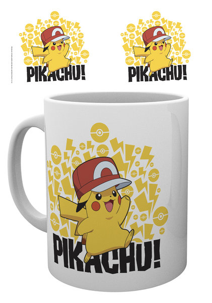 Kubek Pokémon - Pikachu w czapce